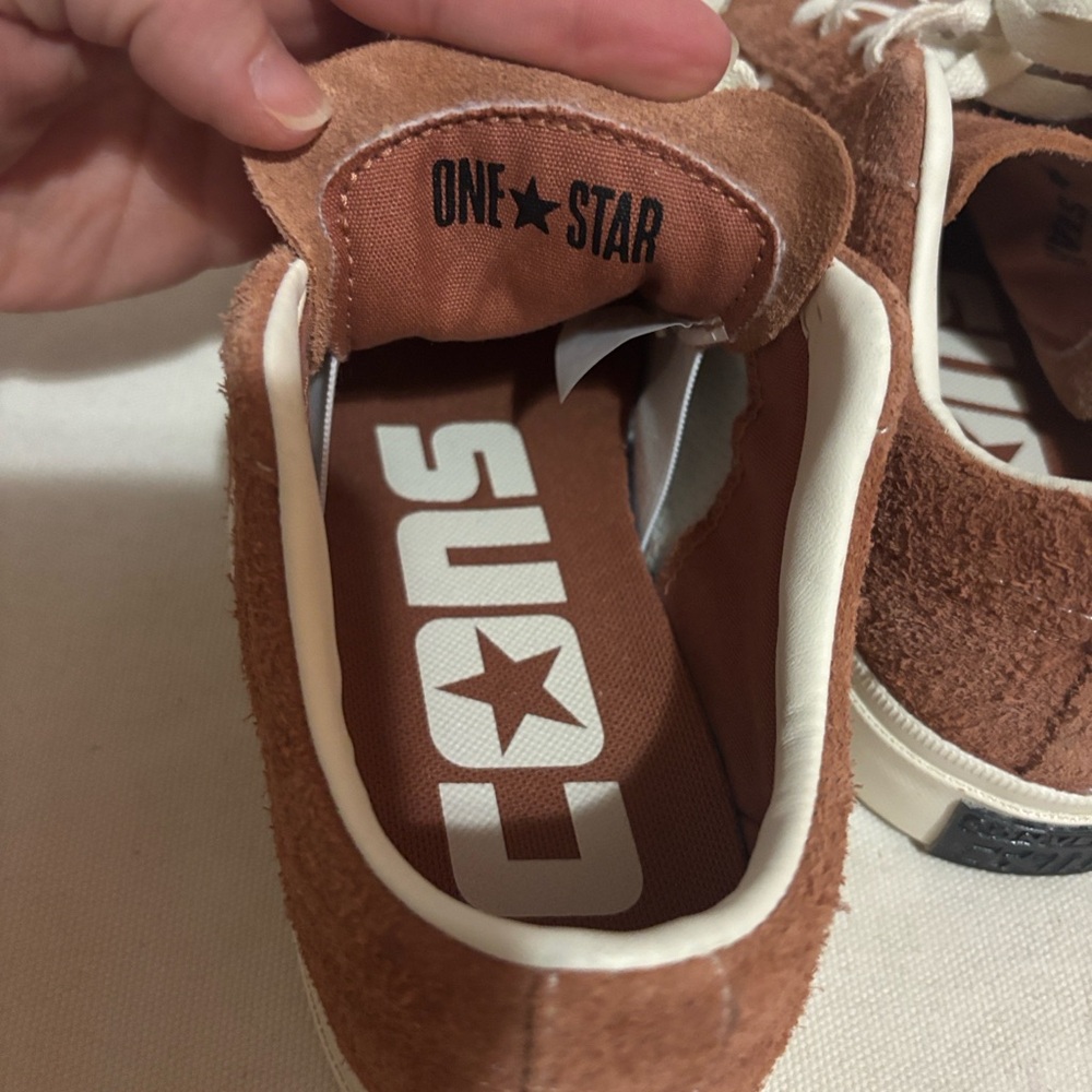 Converse All Star Cons One Star tan suede size 6.5 - Picture 2 of 6